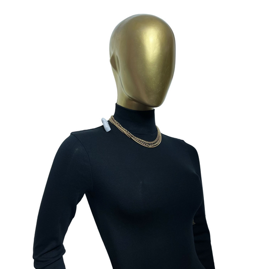 Vestido midi negro marca Pull&Bear talla S nuevo