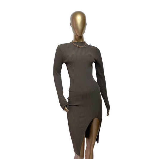 Vestido verde oscuro marca Forever 21 talla M nuevo