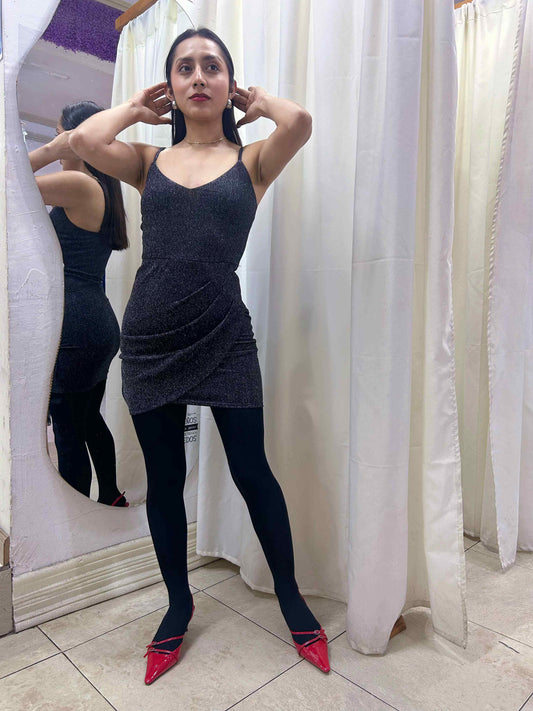 Vestido mini con brillo marca Forever 21  tallas S y L nuevo