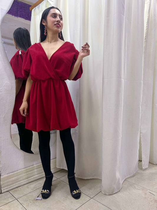 Vestido corto rojo marca ASOS DESIGN talla US 6 nuevo