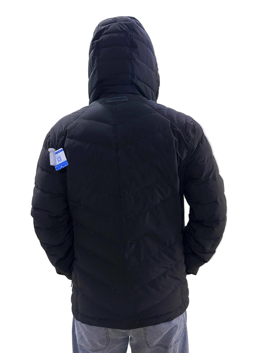 Chaqueta acolchada negra con capucha MARC NEW YORK  Talla S